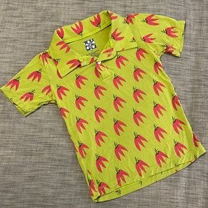 KicKee Pants Boys Chili Pepper polo 4T